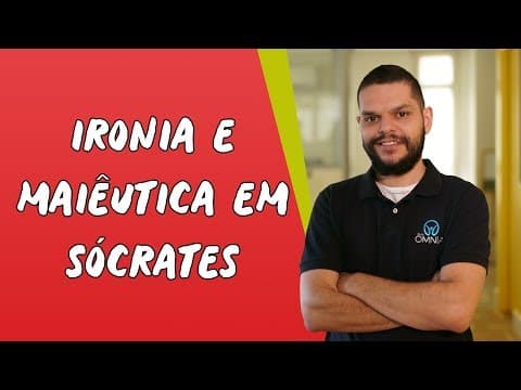Thumbnail da aula: Ironia e Maiêutica em Sócrates - Brasil Escola
