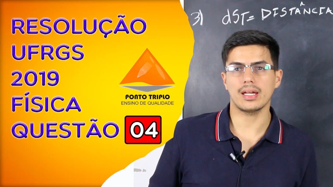 Thumbnail: resolução ufrgs 2019 fisica questão 4