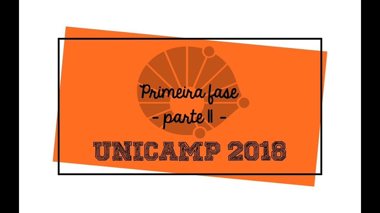 Thumbnail: Unicamp 2018 1 fase matemática parte 2
