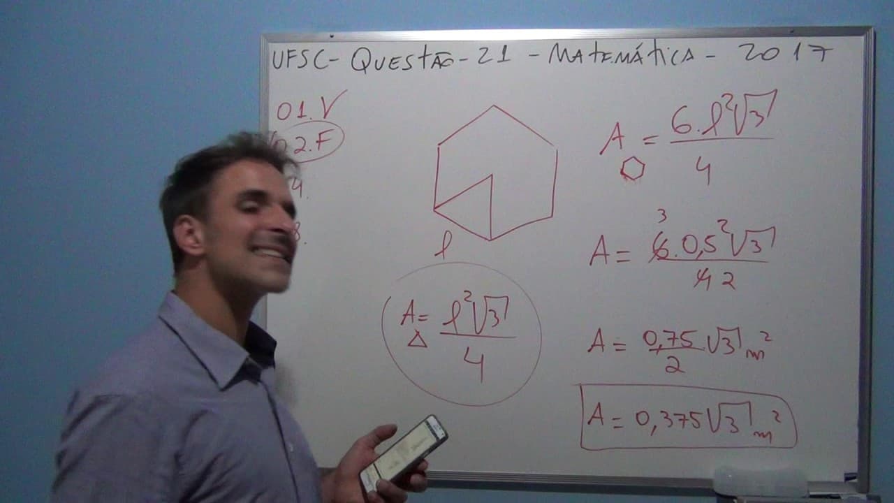 Thumbnail: UFSC 2017 Matemática Questão 21