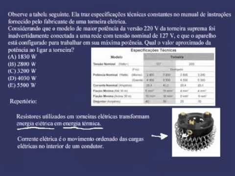 Thumbnail da aula: Resolução Enem 2010 Física - Questão Torneira Elétrica | Vídeo Aulas de Física Online