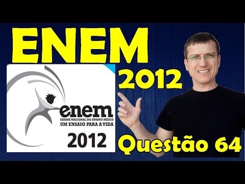Thumbnail da aula: 64 - ENEM 2012 - Física - Óptica - Questão 64 resolvida (Caderno Azul) - Prof. Marcelo Boaro