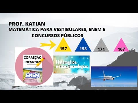 Thumbnail da aula: RESOLUÇÃO ENEM 2021-QUESTÃO 157-CADERNO AMARELO- Para realizar um voo entre duas cidades que distam
