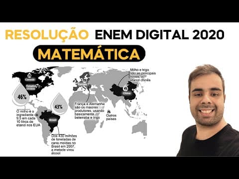 Thumbnail da aula: ENEM DIGITAL 2020 - Com a crise dos alimentos em 2008, governantes e empresários de várias partes do