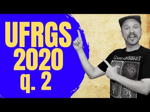 Thumbnail da aula: História: UFRGS 2020 [q. 2]