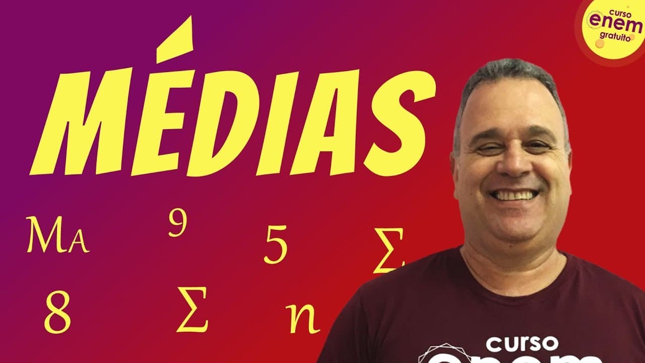 Thumbnail: MÉDIAS | Resumo de Matemática para o Enem