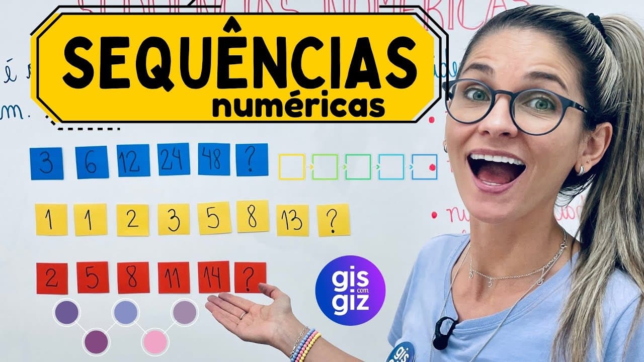 Thumbnail: SEQUÊNCIAS NUMÉRICAS - SEQUÊNCIA RECURSIVA E NÃO RECURSIVA | MATEMÁTICA BÁSICA