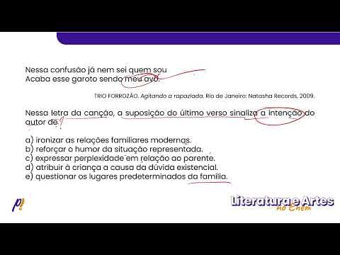 Thumbnail da aula: ENEM 2020 - Teoria Literária | Seu delegado Eu sou viúvo e tenho um filho homem...