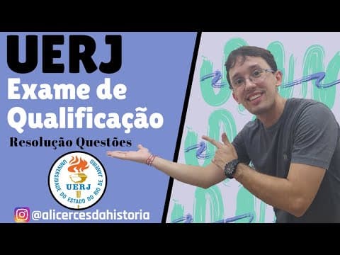 Thumbnail da aula: Resolução de Questões - Exame de Qualificação da UERJ #FábioRibeiro
