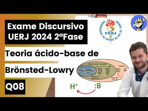 Thumbnail da aula: ✏️UERJ 2024 | O íon bicarbonato ou hidrogenocarbonato é uma espécie química derivada do ácido