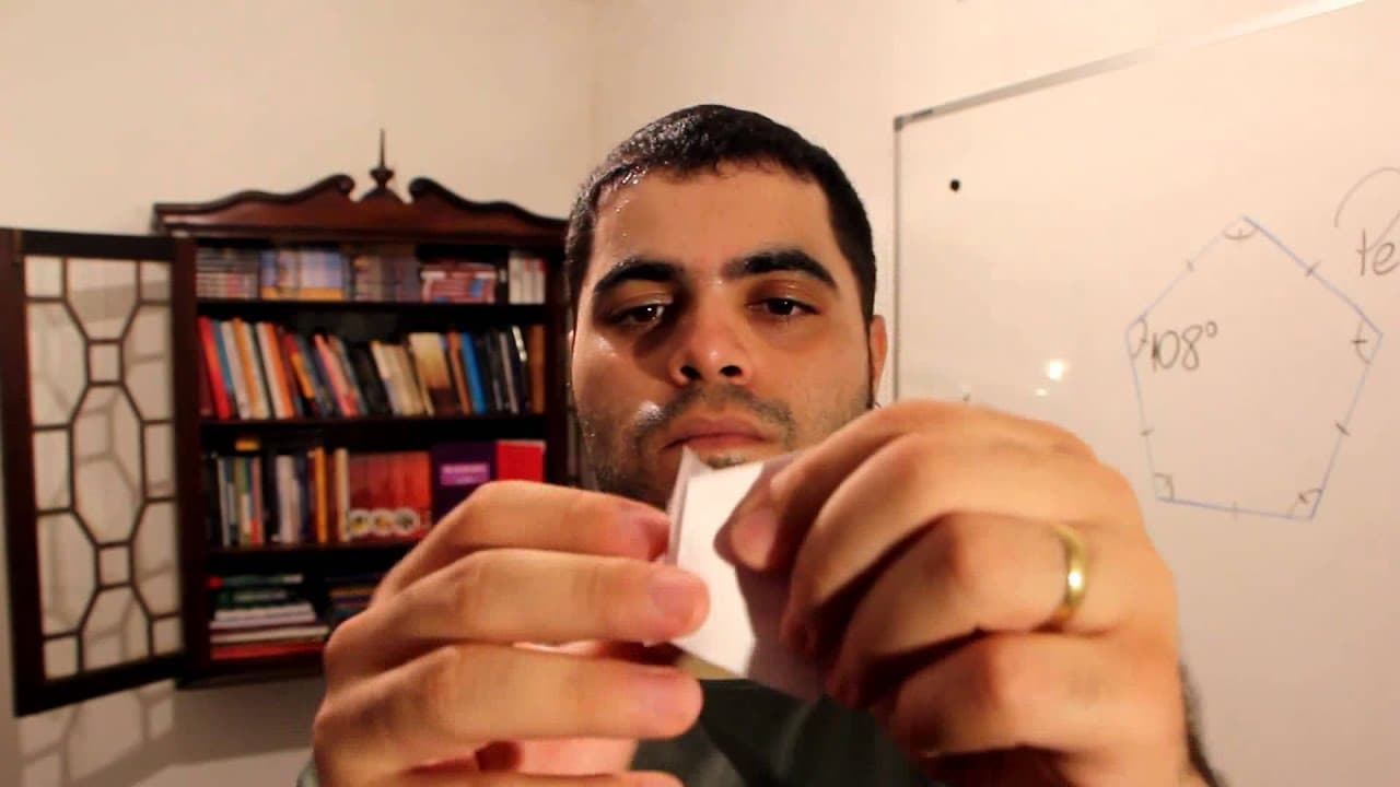 Thumbnail: Origami - Como dobrar um Pentágono Regular? | Matemática Rio