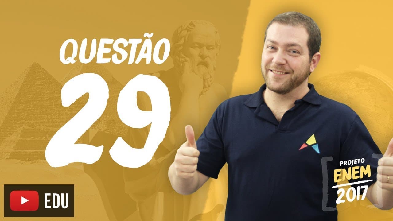 Thumbnail: Enem 2016 - Ciências Humanas | Questão 29 (Caderno Branco)
