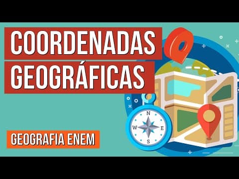 Thumbnail da aula: COORDENADAS GEOGRÁFICAS: LATITUDES X PARALELOS na superfície da Terra | Geografia Enem | Eduardo