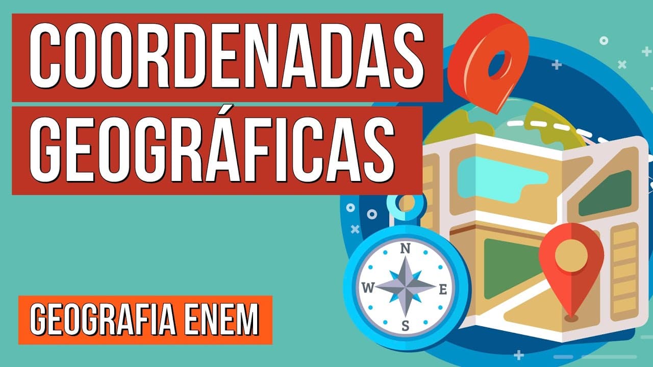 Thumbnail: COORDENADAS GEOGRÁFICAS: LATITUDES X PARALELOS na superfície da Terra | Geografia Enem | Eduardo