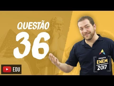 Thumbnail da aula: Enem 2016 - Ciências Humanas | Questão 36 (Caderno Branco)