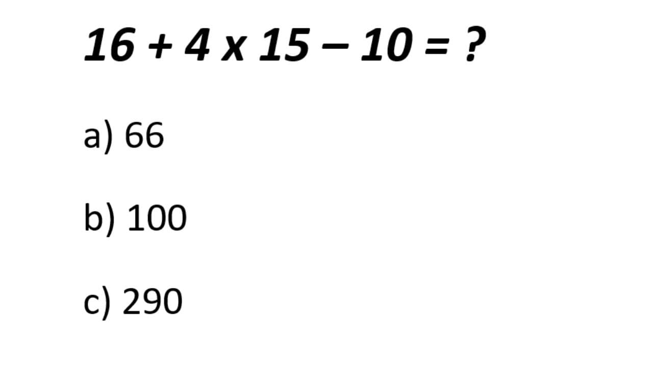 Thumbnail: DESAFIO DE MATEMÁTICA BÁSICA - E AÍ?!