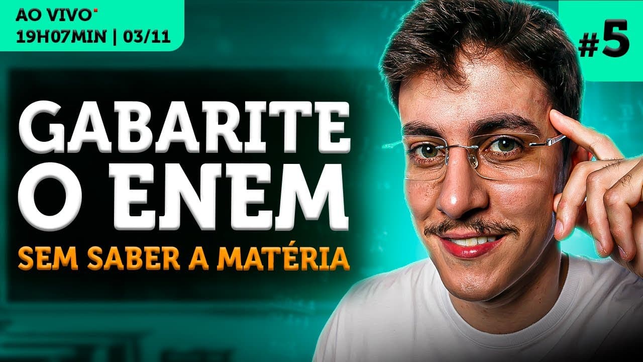 Thumbnail: Como Resolver Questões Sem Saber a Matéria - Física | Revisão ENEM