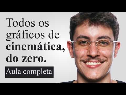 Thumbnail da aula: Tudo sobre Gráficos de CINEMÁTICA | Aula de Física - Cinemática Completa (Aula 05/05)