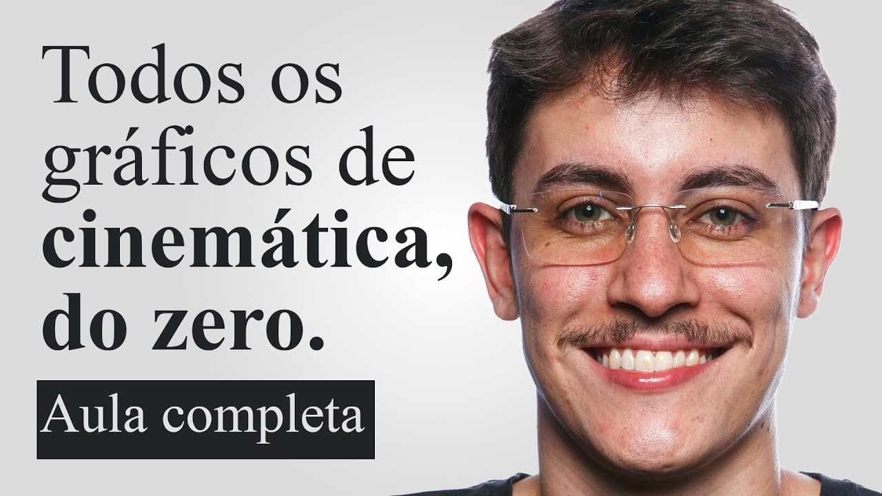 Thumbnail: Tudo sobre Gráficos de CINEMÁTICA | Aula de Física - Cinemática Completa (Aula 05/05)