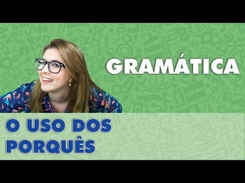 Thumbnail da aula: Prof. Pamba: O uso dos porquês - Dicas de Gramática #1