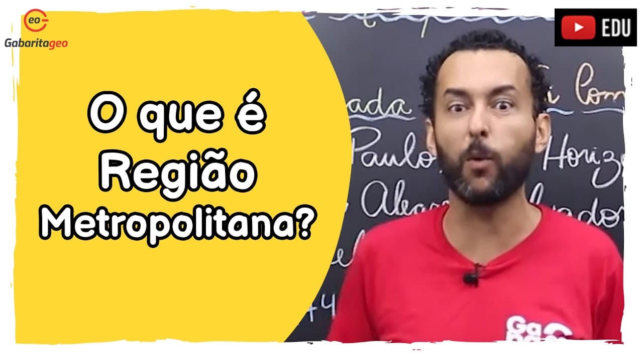 Thumbnail: Urbanização Brasileira | O que é Região Metropolitana | Conurbação | Macrocefalia urbana |