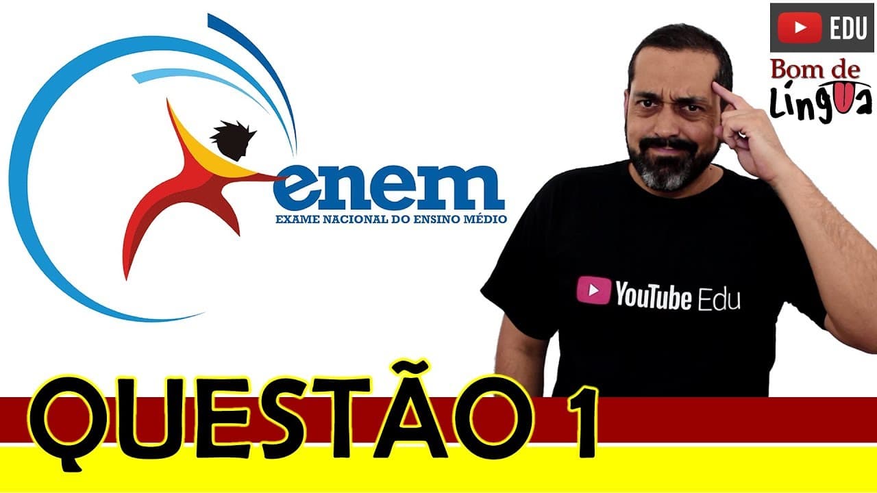 Thumbnail: ENEM 2017 - Questão 1 (Espanhol) - #BdL