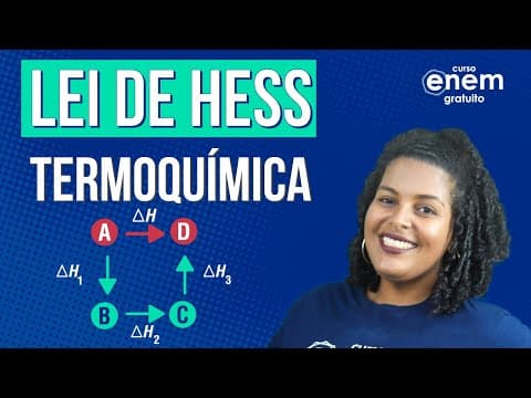 Thumbnail da aula: LEI DE HESS (TERMOQUÍMICA) | Resumo de Química para o Enem