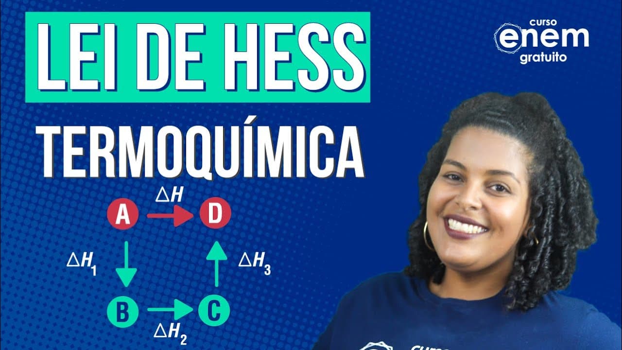Thumbnail: LEI DE HESS (TERMOQUÍMICA) | Resumo de Química para o Enem