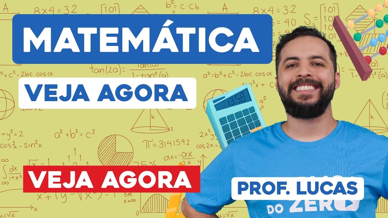 Thumbnail: AULÃO DE MATEMÁTICA PARA O ENEM: 10 temas que mais caem | Aulão Enem | Prof. Lucas Borguezan