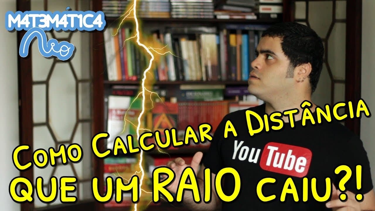 Thumbnail: Como Calcular a Distância que um Raio Caiu? | Matemática Rio