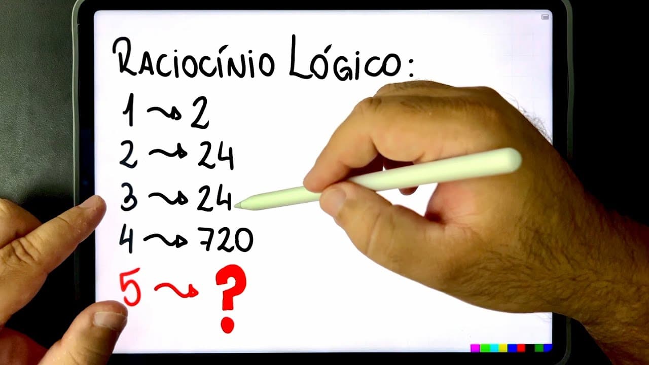 Thumbnail: 🔥 Eu também buguei! Esse RACIOCÍNIO LÓGICO vai EXPLODIR A SUA CABEÇA!