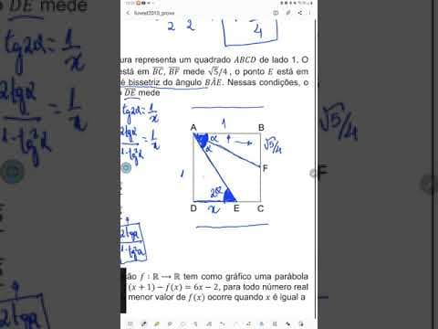Thumbnail da aula: Fuvest 2010 - Matemática- QUESTÃO 76