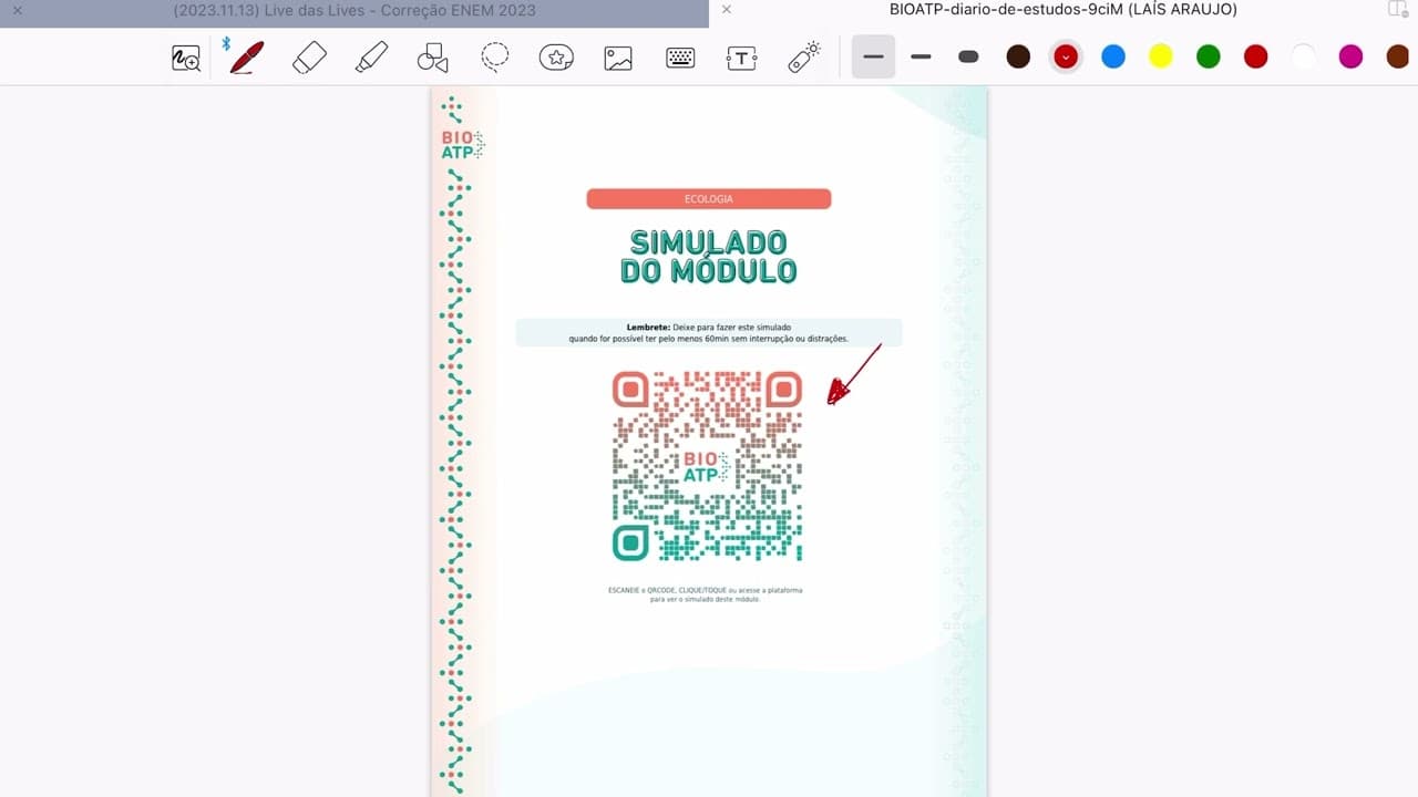 Thumbnail: Como fazer REVISÕES ao longo do ano para o ENEM?