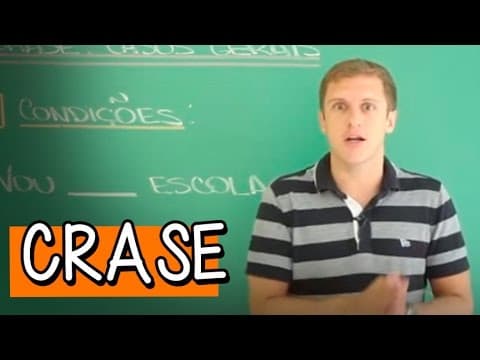 Thumbnail da aula: CRASE - RESUMO PARA O ENEM: REDAÇÃO | Descomplica