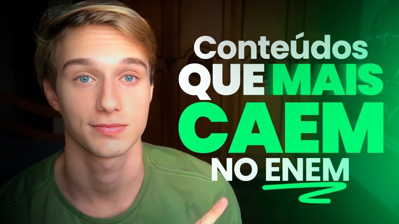 Thumbnail: O QUE MAIS CAI NO ENEM? (ATUALIZADO 2024)