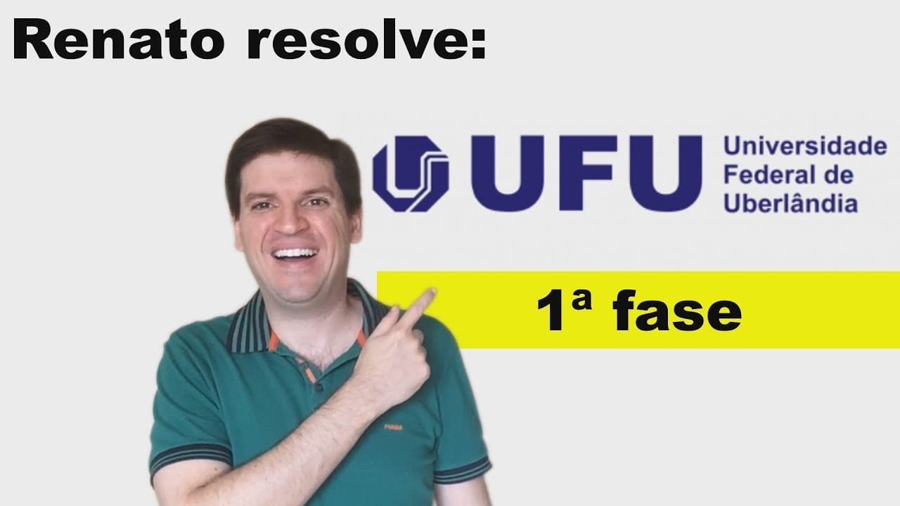 Thumbnail: UFU 2017/2 Questão 58