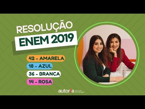 Thumbnail da aula: Enem 2019 - Autoria Linguagem - Questão 42 | Linguagens, prova amarela