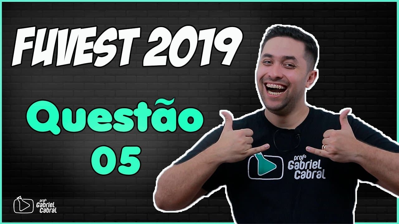 Thumbnail: FUVEST DISCURSIVA: Química 2019.
