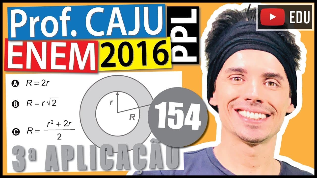 Thumbnail: [ENEM 2016 PPL] 154 📓 GEOMETRIA PLANA No projeto de arborização de uma praça está prevista a