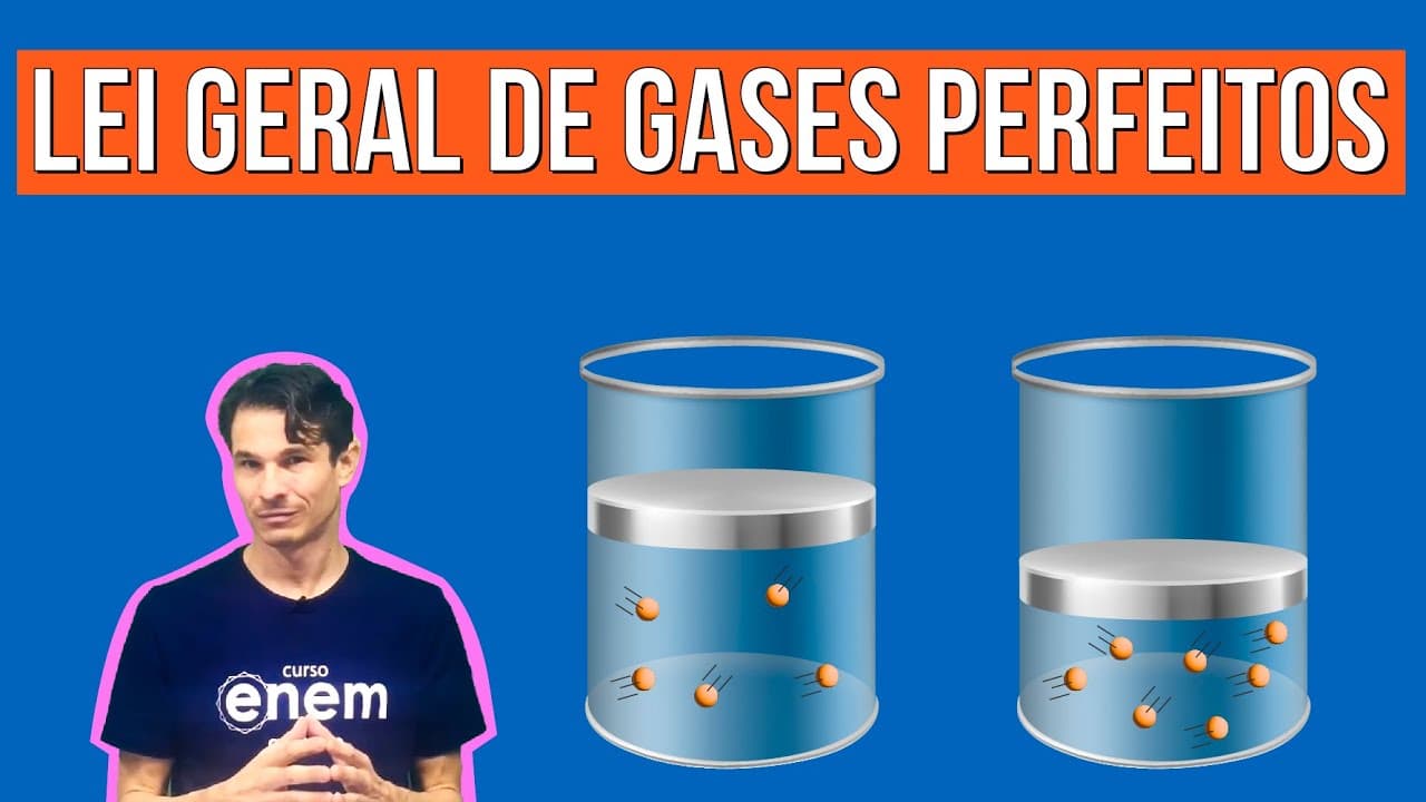 Thumbnail: LEI GERAL DE GASES PERFEITOS | Resumo de Física para o Enem