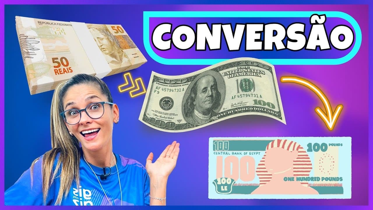 Thumbnail: CONVERSÃO DE MOEDAS - REGRA DE TRÊS|