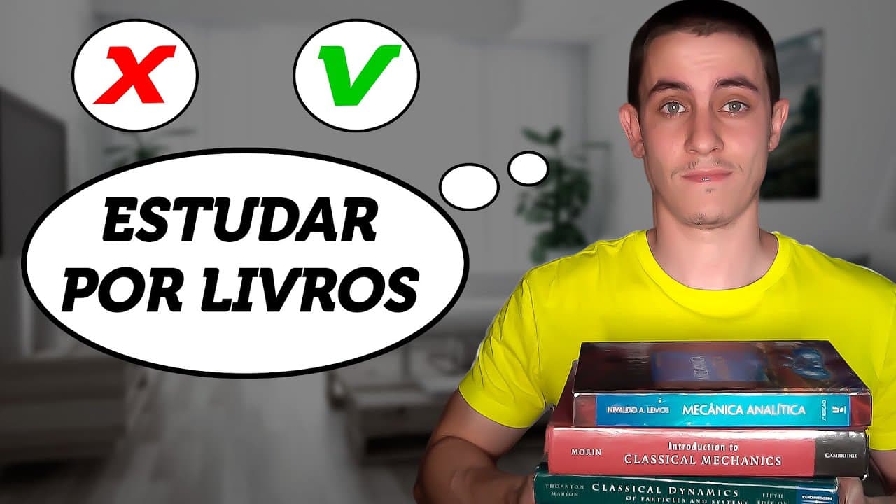 Thumbnail: Como estudar por LIVROS? Vantangens e Desvantagens