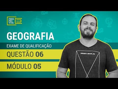 Thumbnail da aula: Geografia - Módulo 5 - Industrialização Brasileira - Questão 06