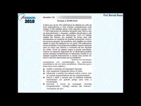 Thumbnail da aula: Enem 2010: interpretação de textos (texto jornalístico).