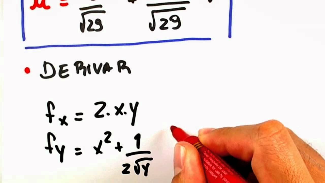 Thumbnail: Derivadas Direcionais: Função de 2 variáveis | Engenharia | Me Salva!