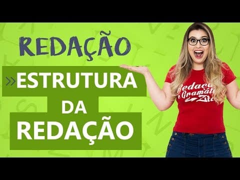 Thumbnail da aula: ESTRUTURA DO TEXTO DISSERTATIVO - Profa. Pamba
