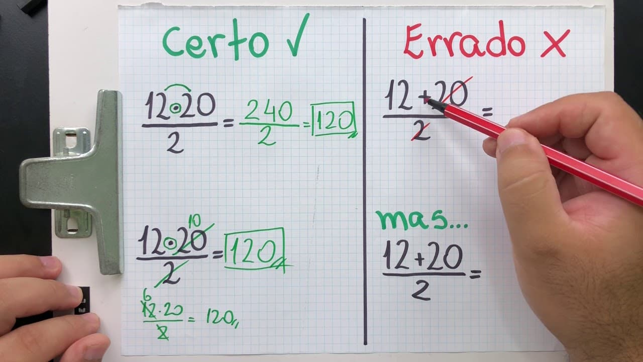 Thumbnail: 💡 DICA 05 - Simplificação de FRAÇÕES que Muita Gente ERRA ❌
