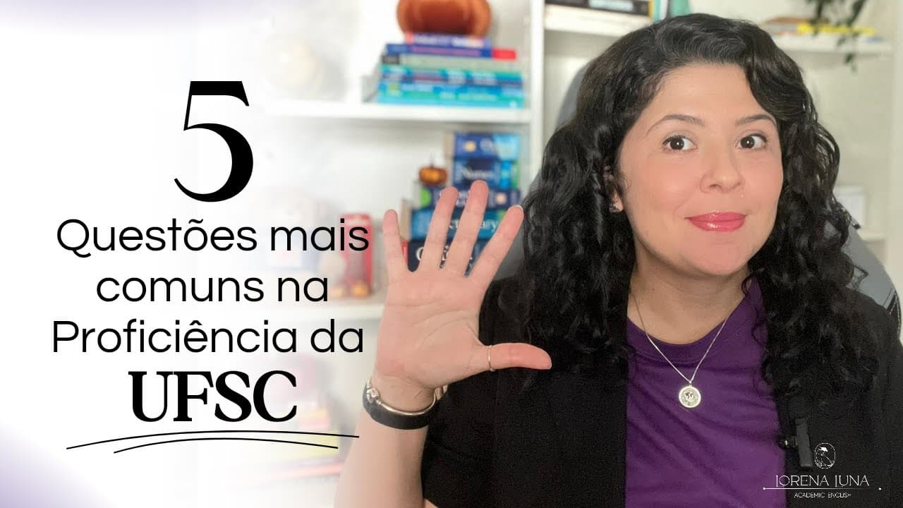 Thumbnail: 5 QUESTÕES PARA PROFICIÊNCIA DA UFSC