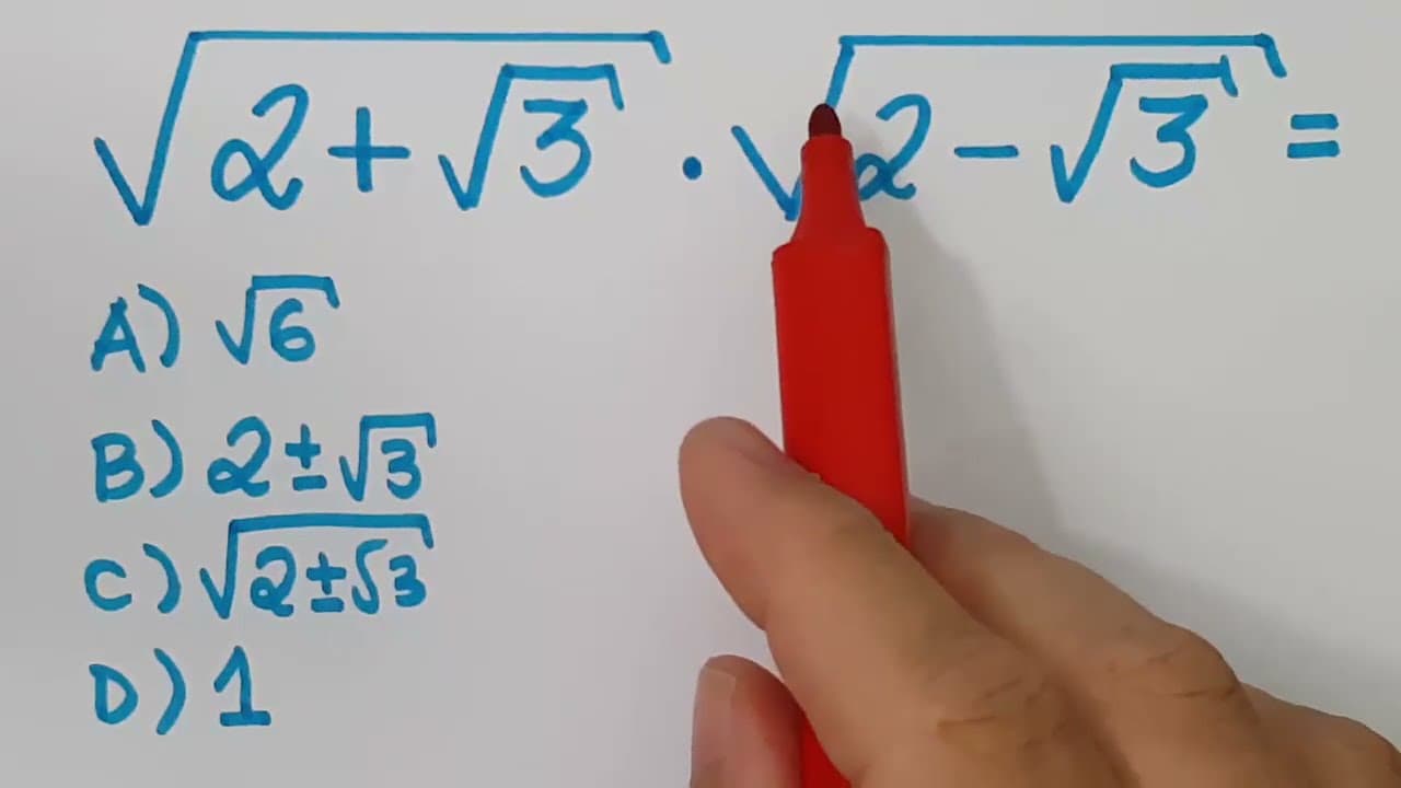 Thumbnail: 🔥 HELP MATEMÁTICA BÁSICA - Radicais Duplos - Só parece difícil  #178