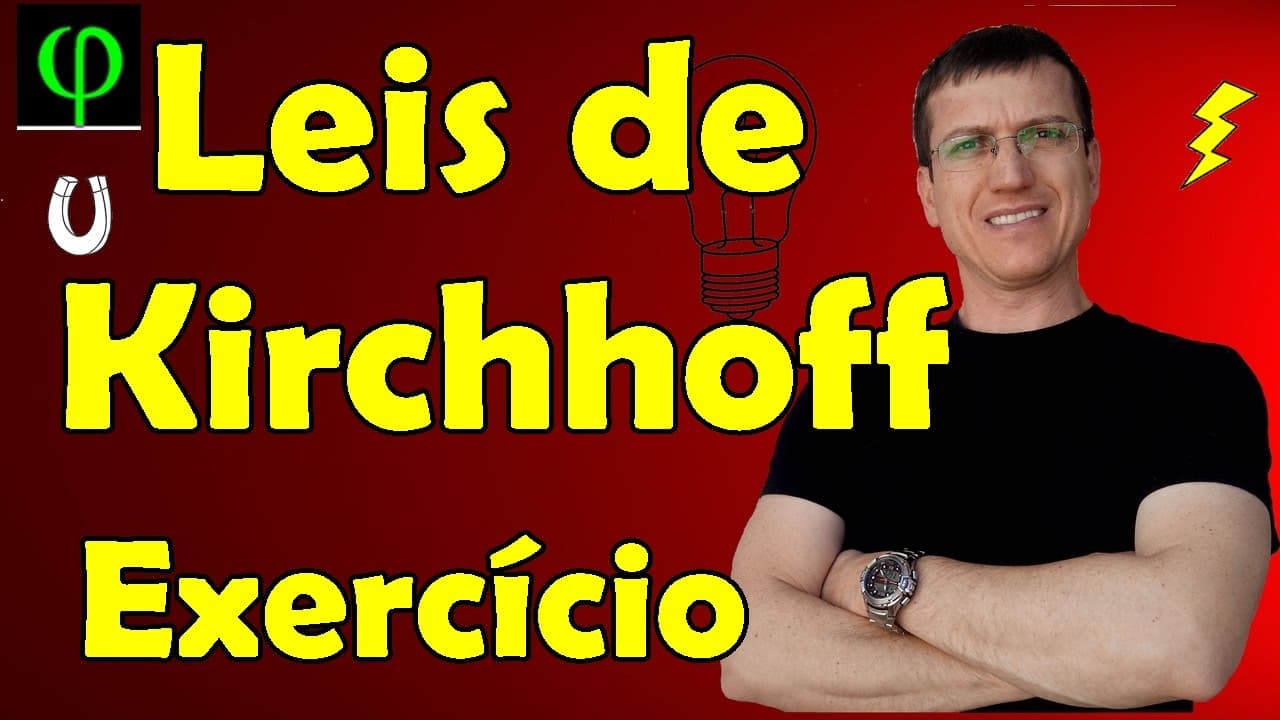 Thumbnail: Leis de Kirchhoff - Exercício resolvido 1 - Prof  Marcelo Boaro